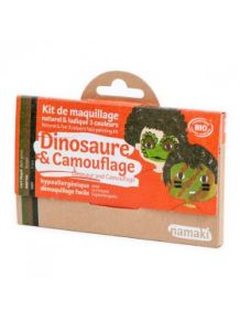 Kit de maquillage 3 couleurs Dinosaure ou camouflage