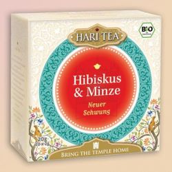 Infusion bio Hari Tea, "Nouvel élan", menthe et hibiscus dluo NOV 2022