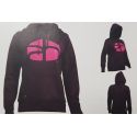 Sweat femme LOUT Meteor Grey / Pink Amaboomi 100% recyclé