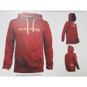 Sweat Homme Pitch Red/Orange Amaboomi 100% recyclé