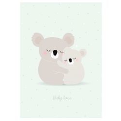 Affiche Baby Love Koalas