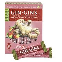 GinGins bonbons mou au gingembre pomme epicée - 84g