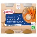 Menu Bonne nuit Mouliné de carottes des Landes et quinoa dés 8 mois 2x200gr