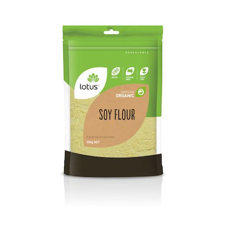 Farine de soja bio non torréfiée