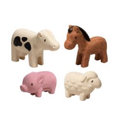 Figurines - 4 animaux de la ferme