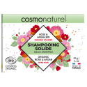 Shampoing Solide Bio Rose et Argan pour Cheveux Colorés - Cosmonaturel