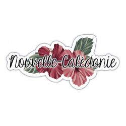 Stickers Nouvelle Calédonie Fleurs