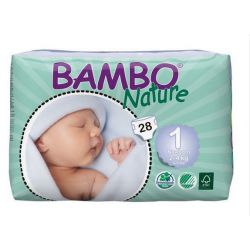 mini pack 2 à 4 kgs T1- 28 couches - Bambo Nature