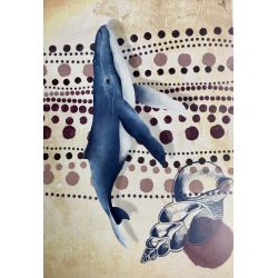 Affiche A4 baleine toutoute - MoonChild Illustration