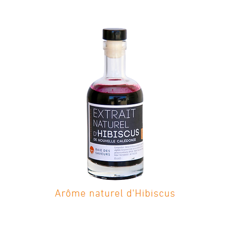Extrait naturel d'Hibiscus 100 ml - Baie des saveurs