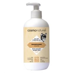 Shampoing au lait d'anesse, Bio - 500ml - Cosmonaturel