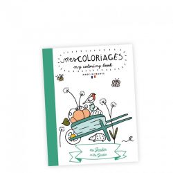 Carnet de coloriage "Au Jardin" - Pirouette Cacahouète
