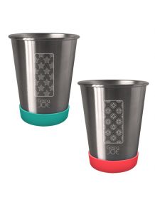 Set 2 gobelets inox 35 cl - Party
