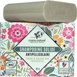Shampoing solide antipelliculaire Cade Sauge Rhassoul 85g