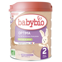 lait Babybio Optima 2 - Nouvelle Formule - Avec Fibres